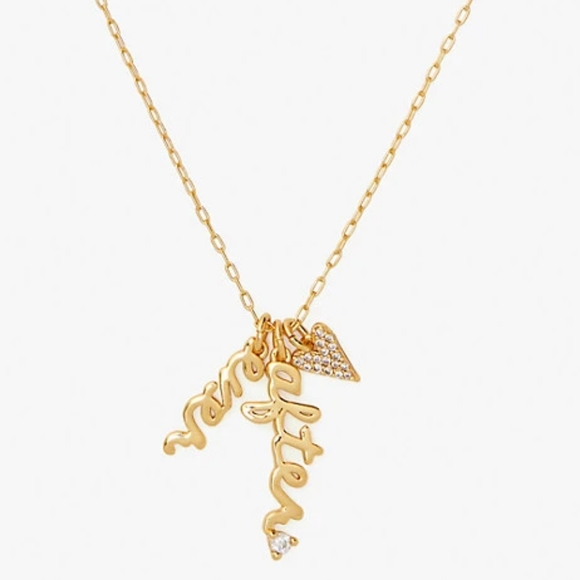 Kate Spade Say Yes Ever After Charm Necklace